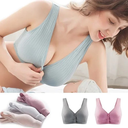 Cotton maternity nursing bra - cotton,