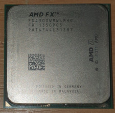 AMD FX-4300 3.8 GHz 4 Core 4MB 95W Socket AM3+ CPU Processor FD4300WMW4MHK