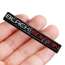 3D Black Edition Logo Emblem