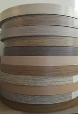 22mm Pre-Glued Iron On Edging Melamine Veneer Tape Beech,Maple,Oak,Walnut&more