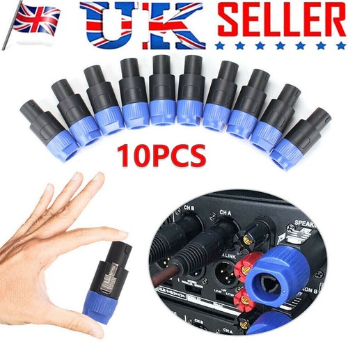 10pcs speakon male plug - uk,