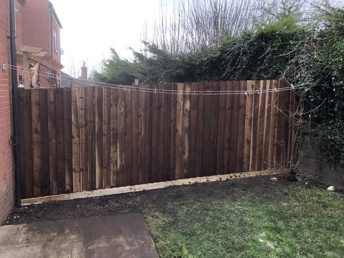 Feather edge fencing - feather,