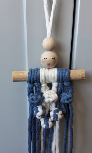 Mini macrame wall door - mini, hanging