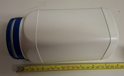 Large plastic storage jar food - large,