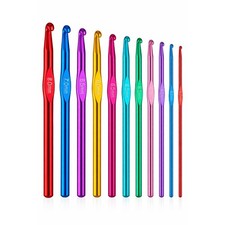 Aluminium crochet hook - hook, set