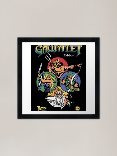 Gauntlet arcades gaming framed - arcades,