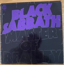 Black Sabbath  Master of Reality Vinyl  Vertigo Swirl UK Press  no poster VG+