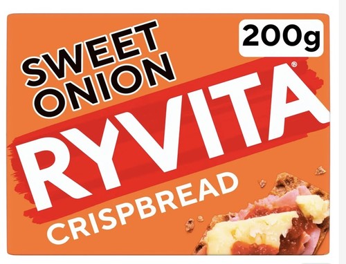 Ryvita sweet onion crispbreads - onion,