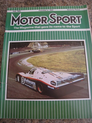 Motor sport jul 1983 - jul,