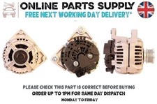 Alternator for Vauxhall Astra Mk5 Corsa D Meriva 1.6 Turbo SRI VXR CLUB SPORT