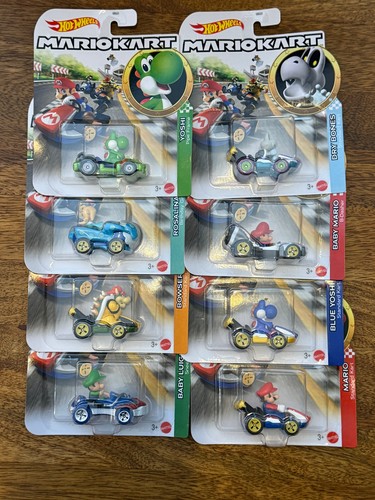 Hot wheels mario kart - mario,
