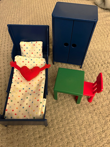 Ikea dolls house - dolls, bedroom