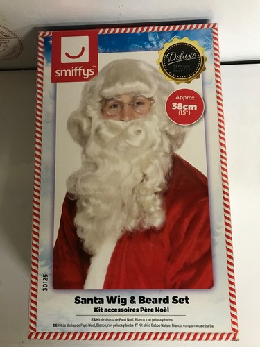Santa wig and beard set - wig, for