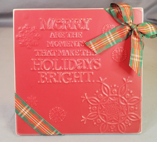 Hallmark christmas tile merry - tile,