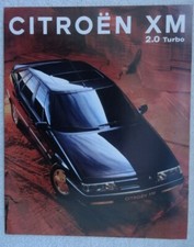 Citroen XM 2.0 Turbo Brochure 1992/1993.Extra Large Format.Saloon/Estate i/Si/SE