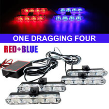 16 LED Red & Blue Police