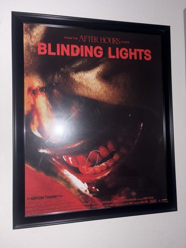 Weeknd blinding lights - blinding, signed