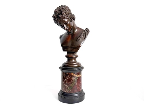 19th century narcissus bronze - century,