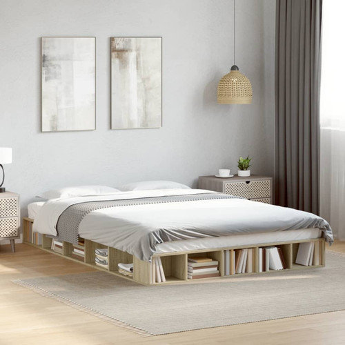 Bed frame sonoma - bed, oak