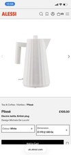 Alessi Plissé Kettle White -