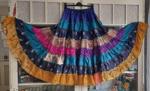 Multi colour tiered - multi-colour, maxi