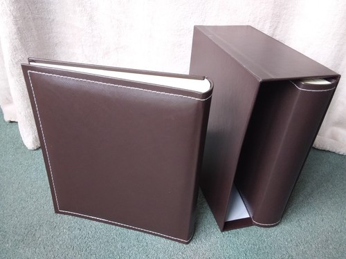 Brown vintage bonded leather - bonded,