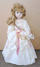 CB......VINTAGE....1992 PORCELAIN DOLL...'PATIENCE'...ideal for doll dressmakers