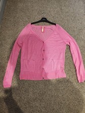 White Stuff Womens Pink Knit Cardigan