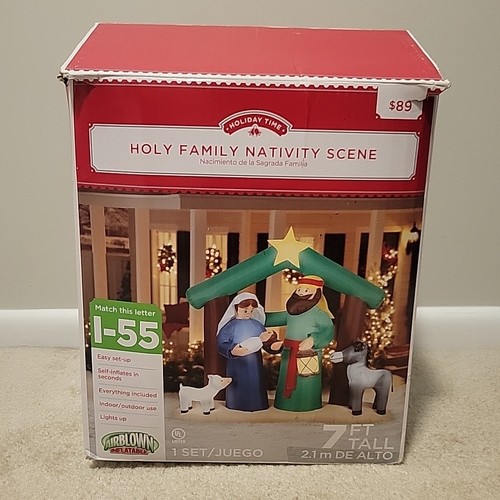 Gemmy holy family nativity - gemmy,