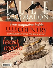 ELLE DECORATION MAGAZINE ISSUE DECEMBER - JANUARY 2025