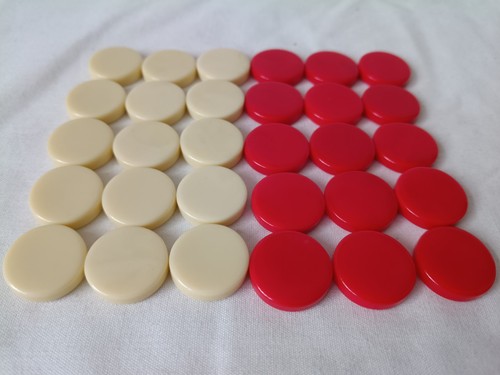 Set plastic backgammon - of,