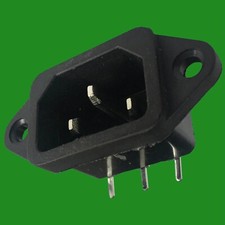 Iec male socket panel - iec, chasis