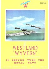 (AAB3) ADVERT 11X8" THE WESTLAND WYVERN IN SERVICE WITH THE ROYAL NAVY