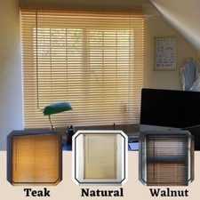 PVC Blind Wood Wooden Grain