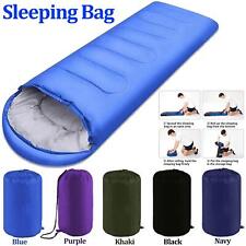 Sleeping Bag Camping Single Sleeping Hiking Camping 3-4 Season Outdoor Single