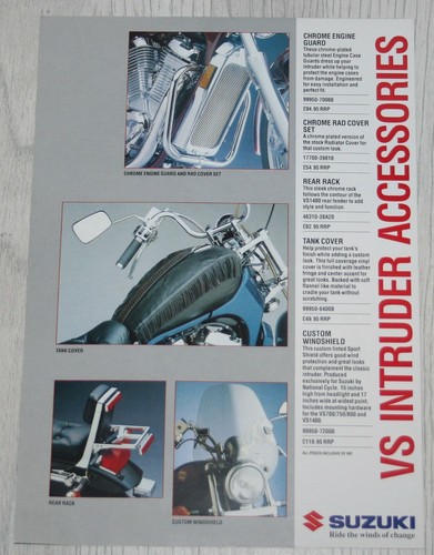 Suzuki intruder accessories - suzuki,