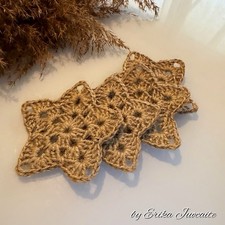 Handmade Crochet Coaster Set