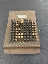 Vintage Comptometer Adding Calculator Machine Felt & Tarrant MFG Co Chicago