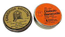 2 x Vintage Airgun Pellet Tins