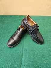 Amblers Mens Safety Shoes Black Leather Steel Toecap Brogues Size UK 11 EU 45.