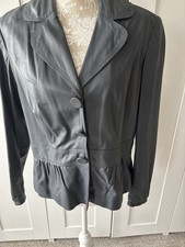 CROPPED LEATHER JACKET BY