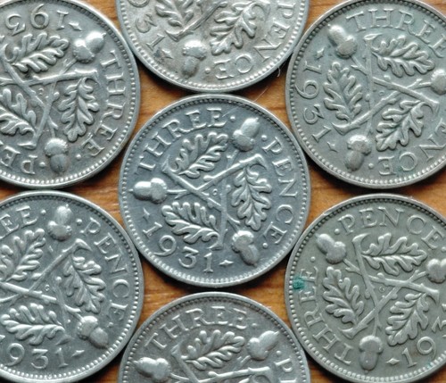1931 silver threepence - 1931, 3d