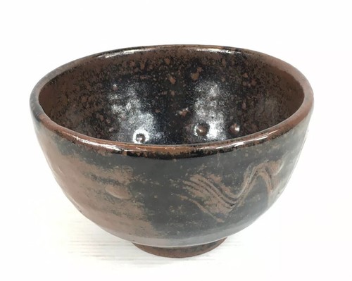 Brown glazed studio pottery - brown,