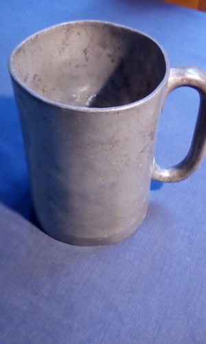 Old pewter tankard - pewter,