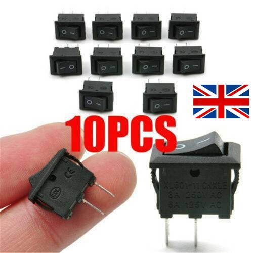 10pcs small mini black off - 10pcs, on/off
