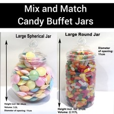 Large plastic sweet jars diy - jars,
