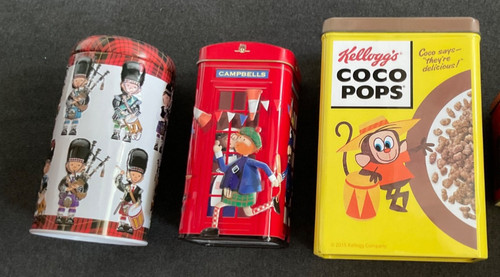 Empty storage tins - 3x,