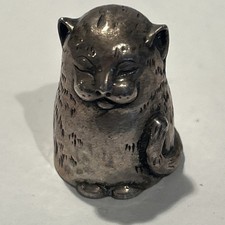 Vintage Sterling Silver Cat