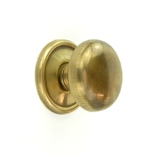 Unlacquered Aged Solid Brass