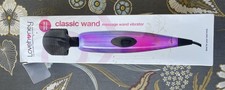 Pink Wand Massager Powerful Flexible Neck Massage Multi-Speed Power Cord Vibe